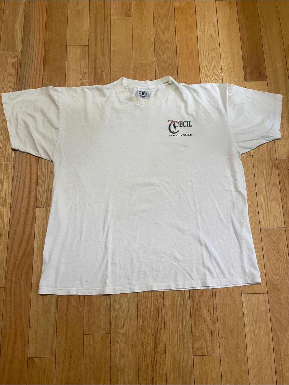 Hamilton Cream Short-Sleeve Logo T-Shirt